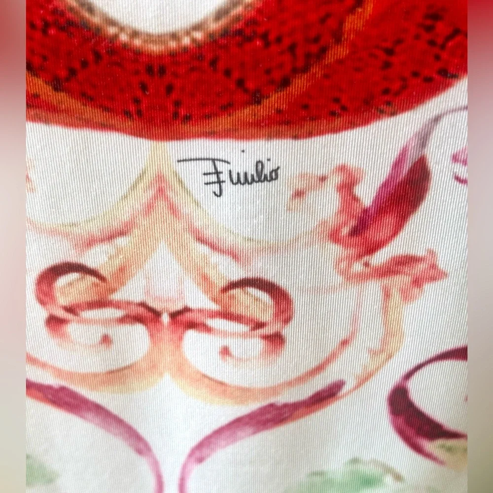 Emilio Pucci Firenze Maxi Vibrant Abstract Prints Dress 10 - Picture 10 of 17